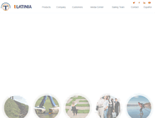 Tablet Screenshot of latinia.com
